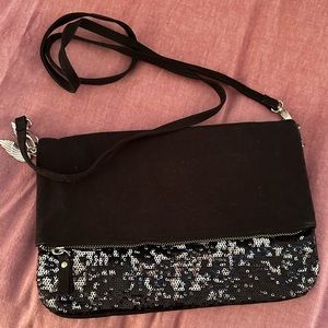 Victoria’s Secret sequin fold over purse
